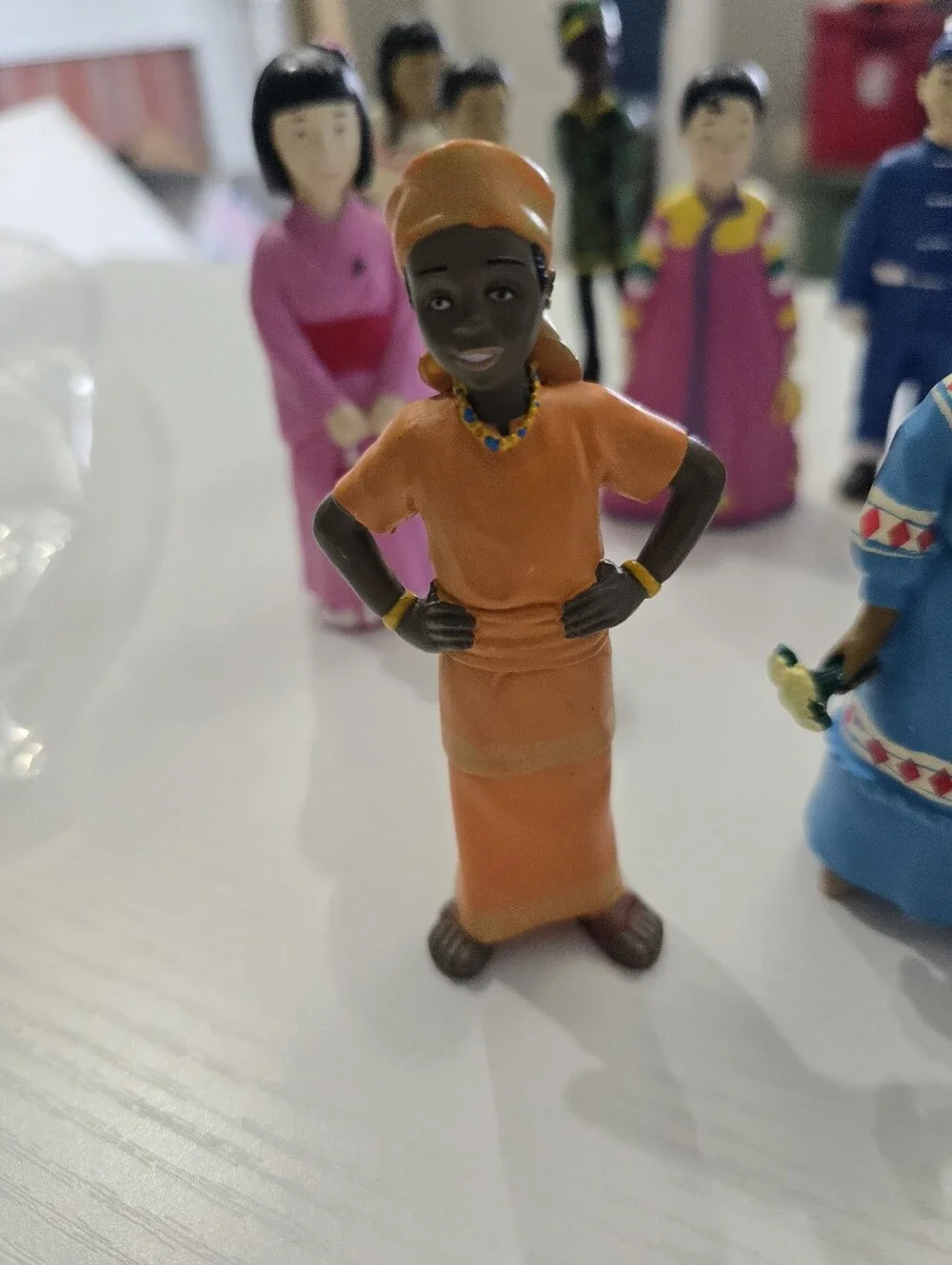 Lakeshore Learning Community Multicultural People Of The World Figurines. 9 Used